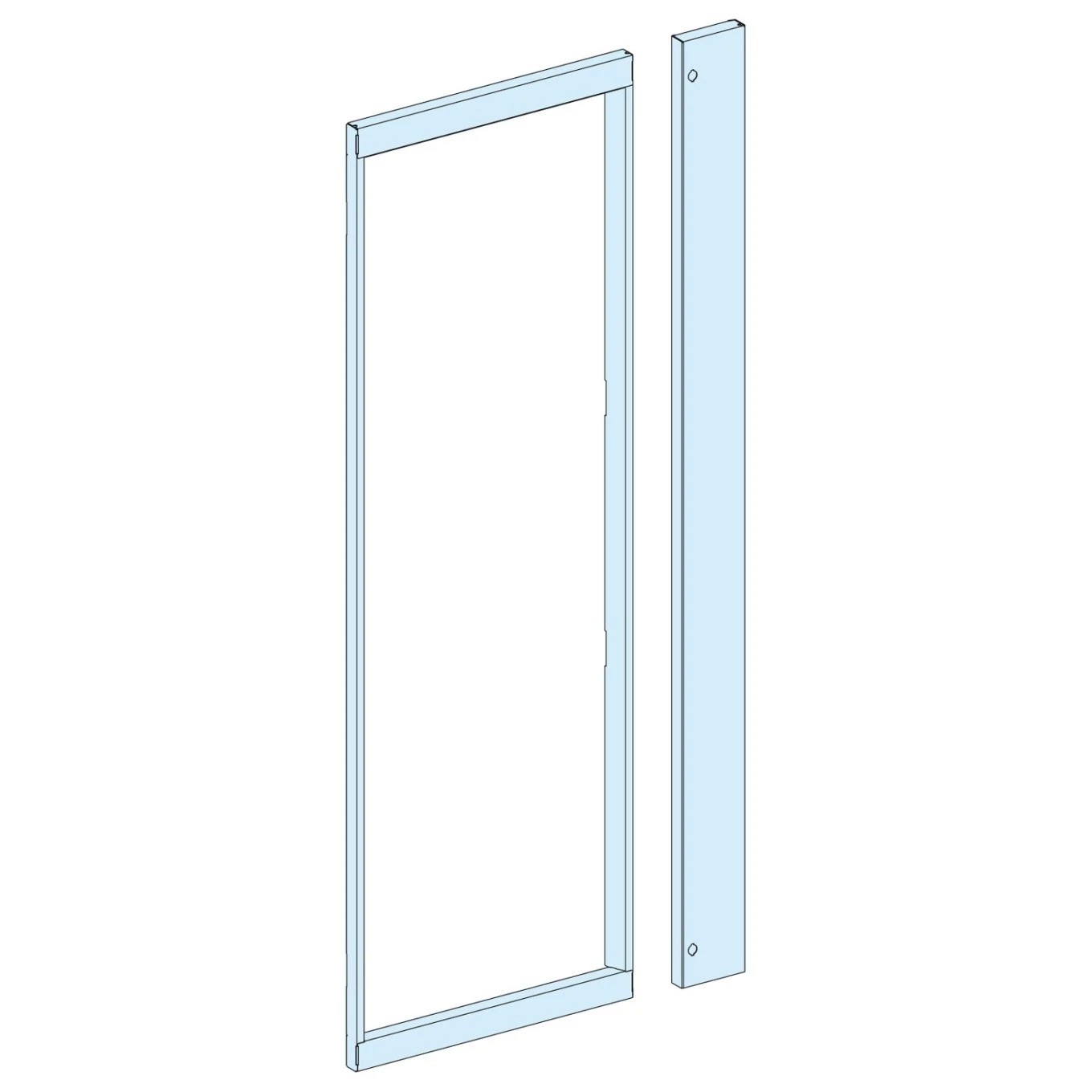 PrismaSet cover frame 650 + 150 x 800 x 2000 mm IP30 LVS08578