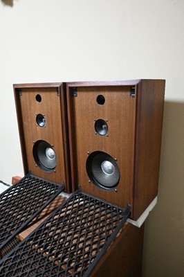 Pair Vintage Sansui Sp-30 2 Way Speaker System Book Shelf Speakers