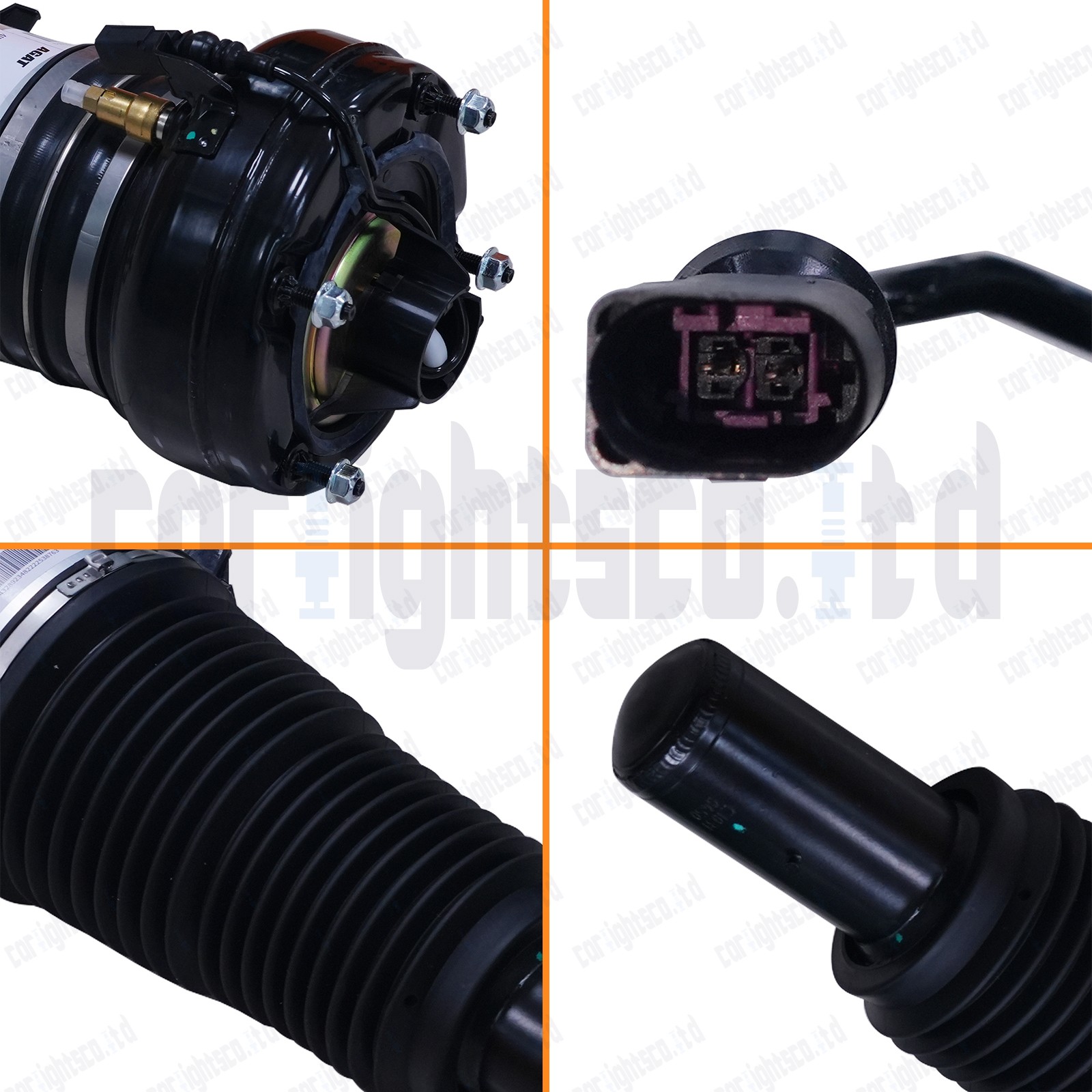Front Air Suspension Strut Spring Bags For Audi A6 C7 A7 A8 D4 Bentley Mulsanne