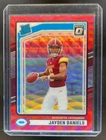2024 Donruss Jayden Daniels Optic Rated Rookie Preview Red Wave #389 Commanders