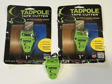 Tadpole Tape Cutter 1” Made In USA - Lot of 3