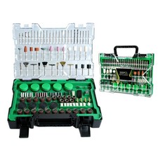 Rotary Tool Accessories Kit   500PCS with Portable Case, Multi-Purpose Green