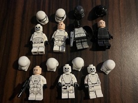 LEGO Star Wars First Order Transporter 75103 - Stormtroopers, Flametrooper- Used