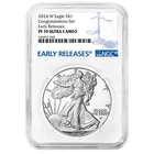2024-W Proof $1 American Silver Eagle Congratulations Set NGC PF70UC ER Blue