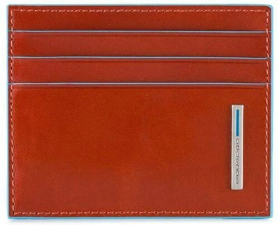 Piquadro Card Holder Pu4218b2r-Ar Wallet Orange Man