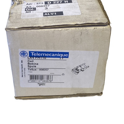 Schneider / Telemecanique LX4FH110 Spule - 110V DC - für TeSys F LC1F265 / F330