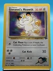 Giovanni's Meowth 74/132 Pokemon Gym Challenge LP+