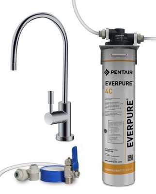 Filter Everpure 4C Wasseraufbereiter Trinkwasserhahn Komplettset