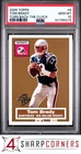 2005 TOPPS TURN BACK THE CLOCK #6 TOM BRADY PATRIOTS PSA 10