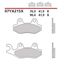 Brembo Vordere BREMSBELAGE-KIT FUR Yamaha YFM RY 700 09-18-COD. 07YA21SX