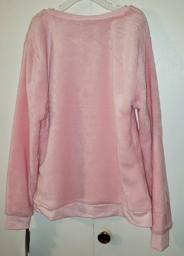 Star Ride Girls Long Sleeve Fluffy Owl Sweatshirt - Picture 4 of 4