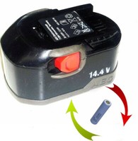 Akkureparatur Zellentausch FüR Aeg Akku 14,4 V B1420R Mit. 2,0 Ah