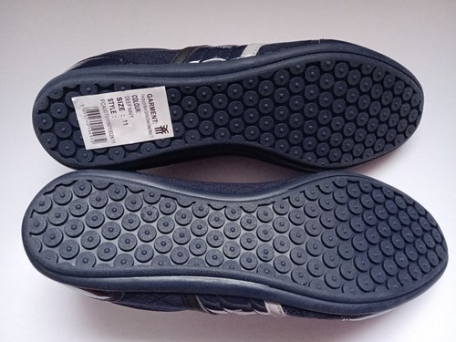 UK size 11 EU 45 Deep Navy Blue Mens Fenchurch Skrilla Shoes Trainers New Unused - Picture 8 of 12