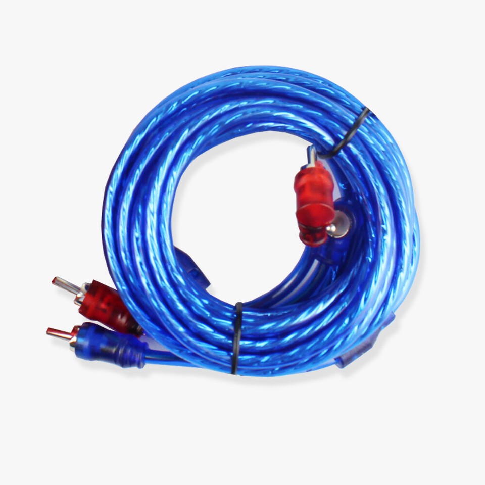 Car Audio Amp Kit 6 Gauge Subwoofer RCA Cable Amplifier Install Wiring