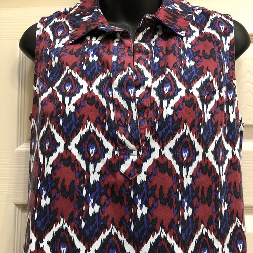 NWT Kavu Outdoorwear Zilla Sleeveless Dress Tencel Geometric Pattern Sz XS $75 - Bild 2 von 11