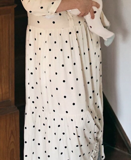 anthropologie blue and white maxi dress Anthropologie Maeve Somerset White Blue Floral A Line Tiered Maxi Dres –  Brie