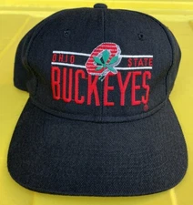 Vintage Ohio State Buckeyes Youngan Bar Script SnapBack Hat Cap Wool Blend