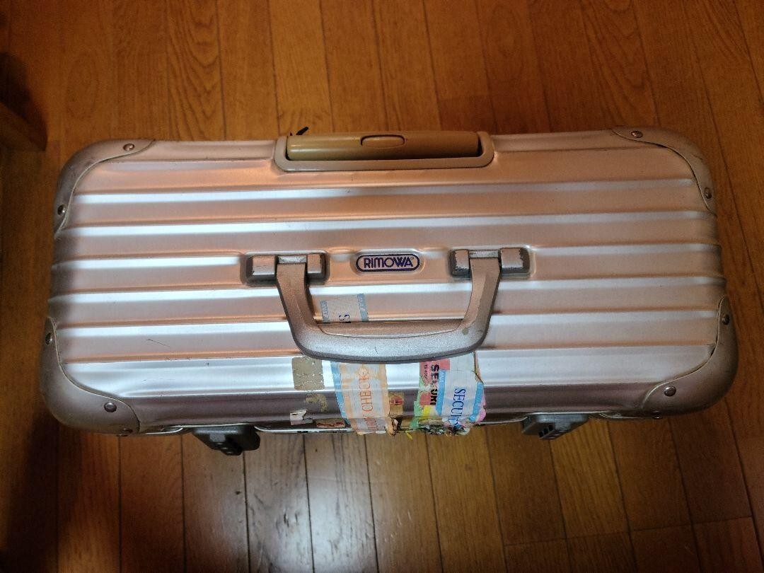 RIMOWA PILOT TROLLY 36L Silver Aluminium 2-wheels Carry Case 