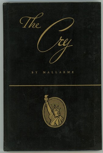 VINTAGE 1950 THE CRY BY K. MALLARME SIGNED AUTOGRAPHED POETRY BOOK