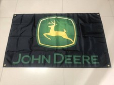Bandera abanicos John Deere bandera bandera 3x5 pies - arte de pared de garaje y taller al aire libre