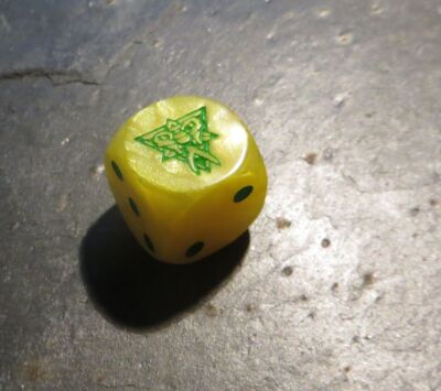 Battletech Würfel / Hauswürfel - Clan Steel Viper - W6 16mm - gelb