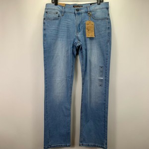 ring of fire men's straight fit stretch jeans