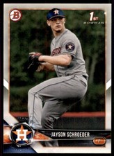 2018 Bowman Draft Jayson Schroeder Rookie Houston Astros #BD-23