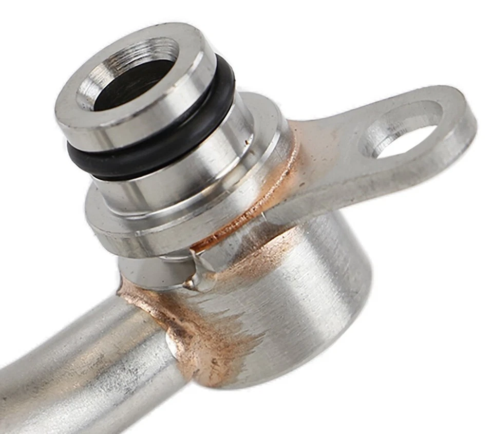 2 líneas de alimentación de refrigerante turbocompresor REIN 6 cilindros repuesto BMW OEM # 11537558901/899 Foto 4 de 4