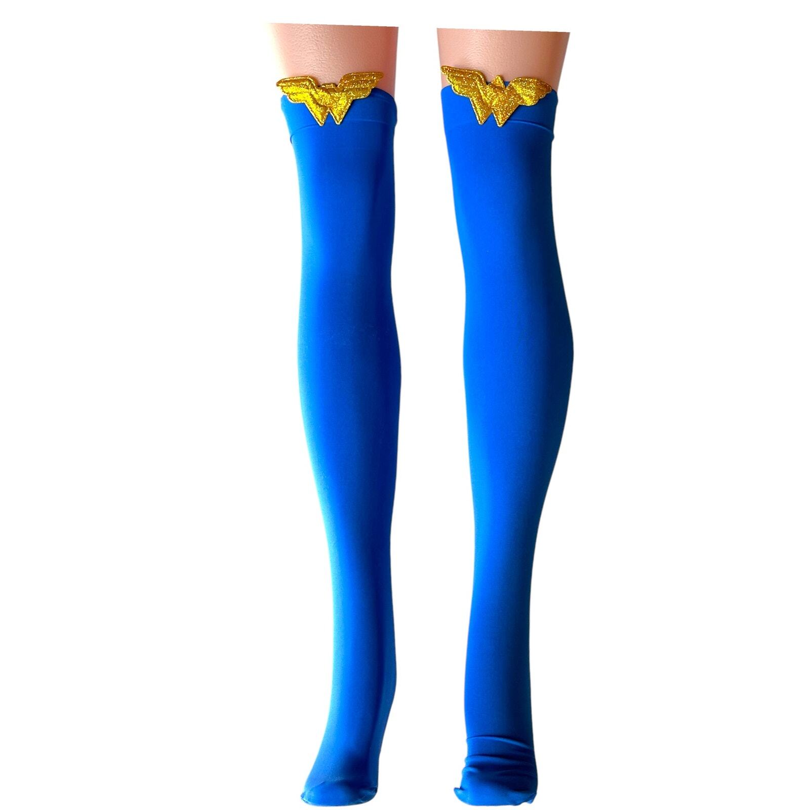 DC Comics Wonder Woman Logo Thigh High Stockings Over-the-Knee Cosplay Socks image 10