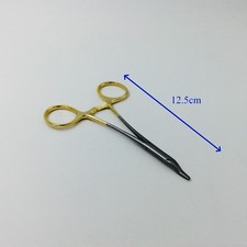 stainless steel nasal cavity needle holder golden color handle nasal instruments