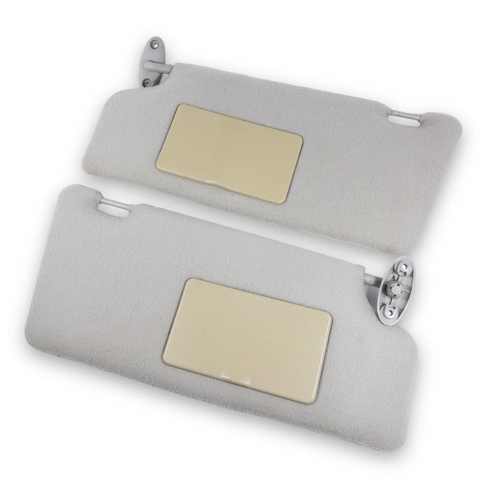 Juego de pares de parasoles laterales para conductor y pasajero Ford Focus 2000-2007 tela gris Foto 2 de 4