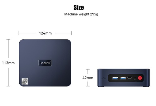 Beelink SEi10 Intel 10th i5 1035G7 Mini PC Windows 11 DDR4 16G 500G SSD Computer - 第 16/18 張圖片