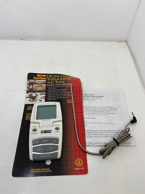   CDN TempTime Digital Cooking Kitchen Thermometer & Timer WORKS DTTC EUC - F2
