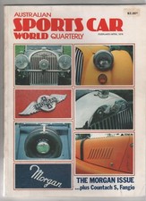 Sports Car World 1979 Feb Morgan Issue Fiat X/9 Triumph Club TR7 MG TC Quadmogs 