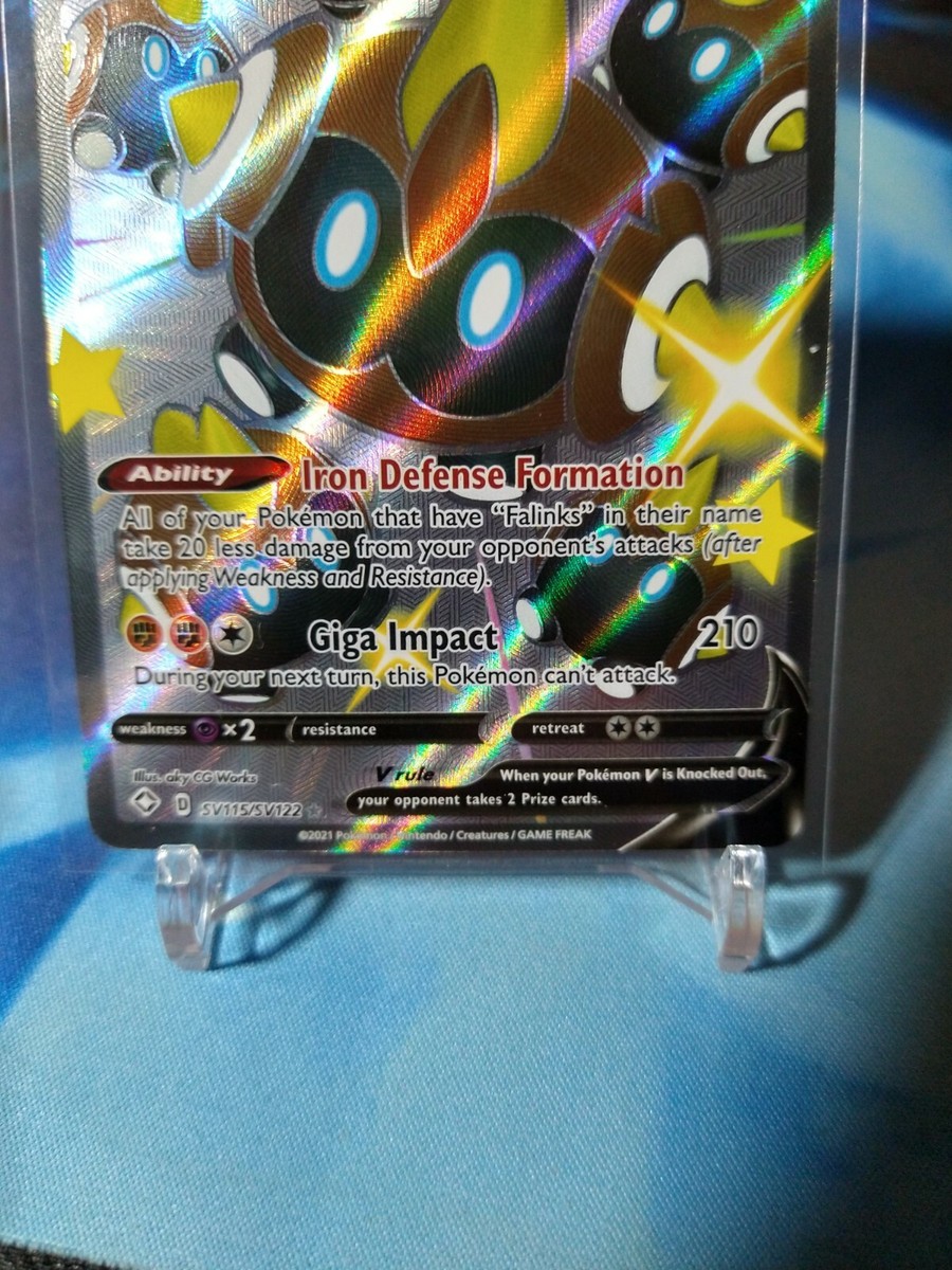 falinks v pokemon card value Falinks V - SV115/SV122 - Shining Fates main image 0