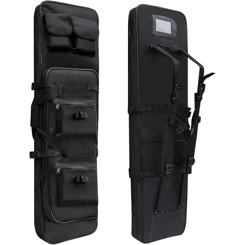 94/117cm Antislip Tactical Gun Bag Air Rifle Slip Bag Carry Case Foam