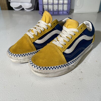 Vans Yacht Club Vans Misura Scarpe Sneakers Vans Yellow Blue Vans