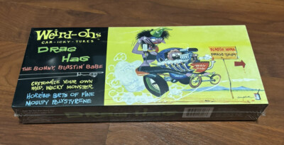 Sealed Authentic Weird-Ohs Drag Hag Model Kit Hawk Classics Model Co No 16003