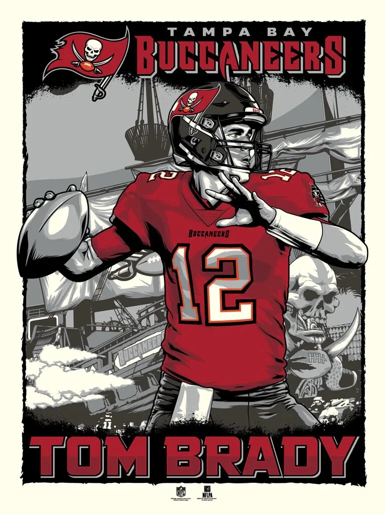 Phenom Gallery Tampa Bay Buccaneers Tom Brady Poster