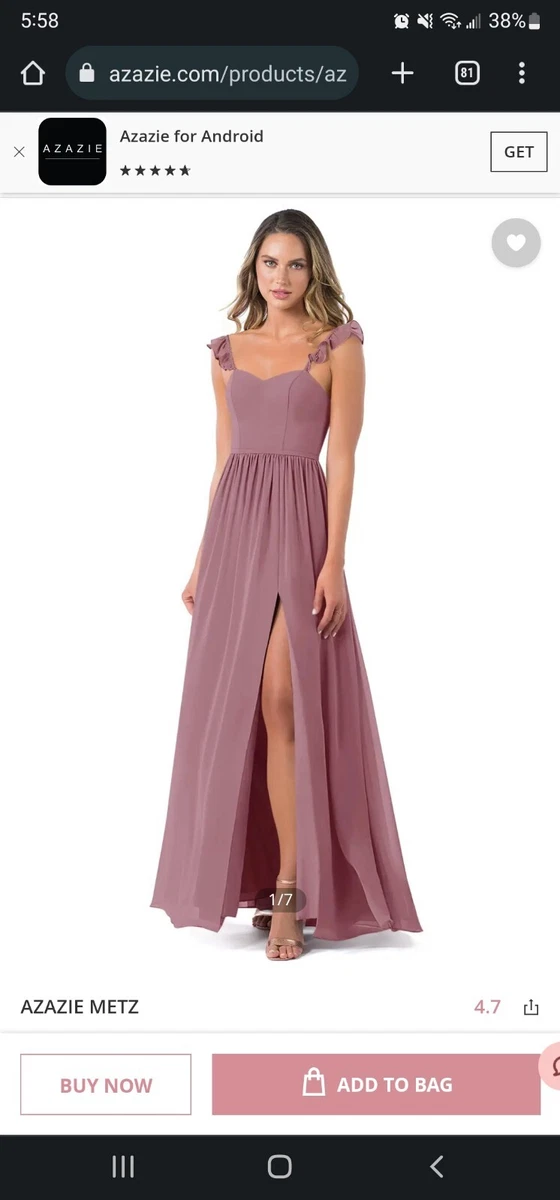 Azazie vintage cheap mauve