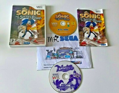 SONIC AND THE SECRET RINGS & NIGHTS JOURNEY OF DREAMS (NUR DISC) NINTENDO WII
