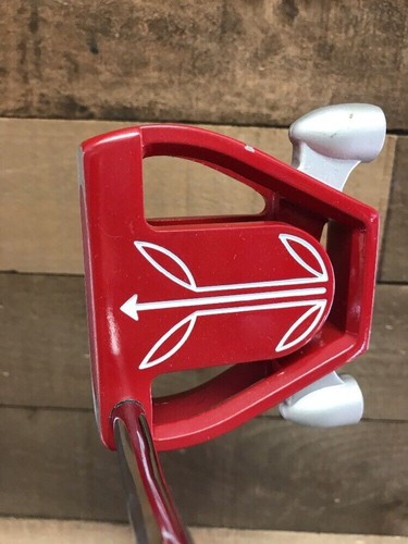 DEMO T7 Twin Engine Red Mallet Golf Putter 35'' Senior Men's Putter 191-YCZ1 - Picture 2 of 8
