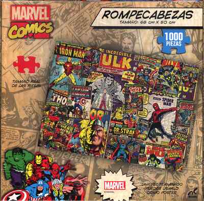 COLLECTIBLE MARVEL COMICS 1000 PC JIGSAW PUZZLE, FROM MEXICO | eBay