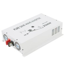 2500W Power Inverter Pure Sine Wave 24V DC to AC 120V Solar System off Grid Home