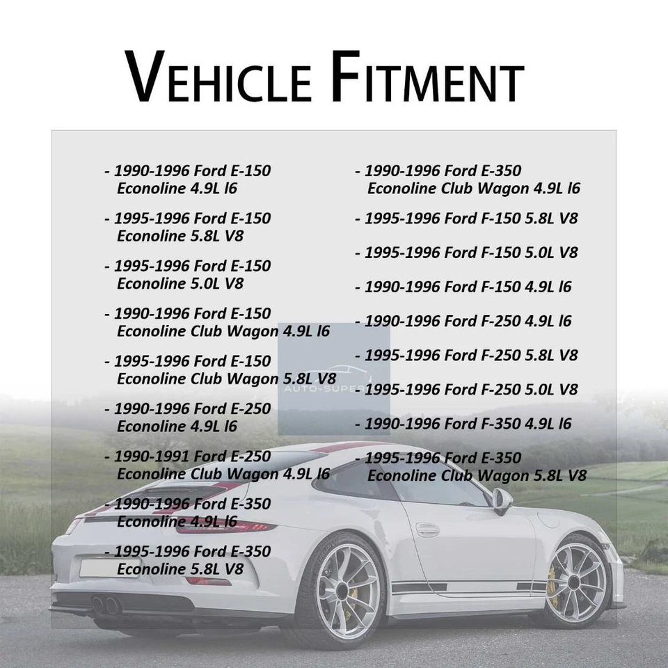 Salida de agua de refrigerante del motor para Ford E-150 Econoline Club Wagon 5,8 L 1995-1996 Foto 2 de 3