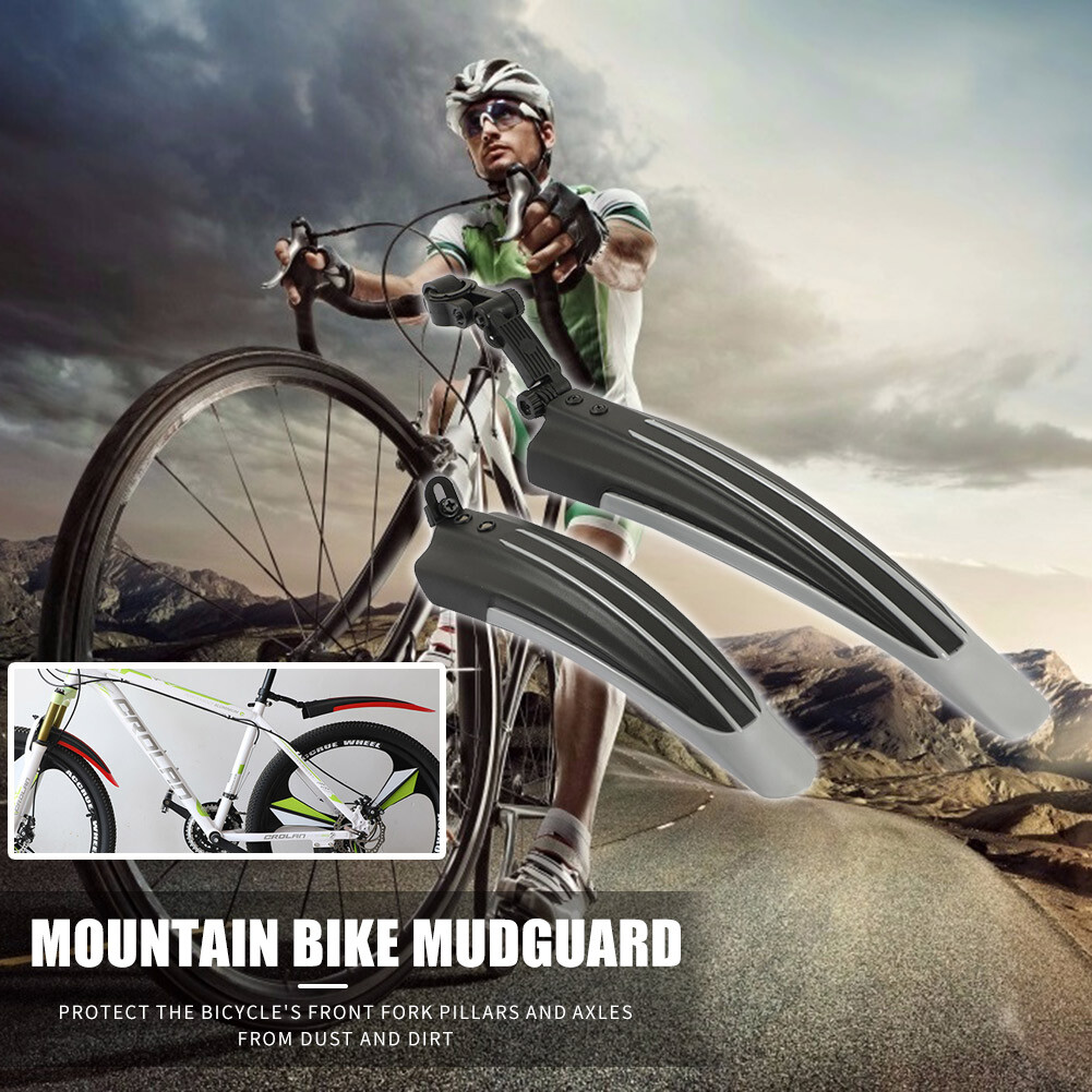 2pcs Mountain Bicycle Splash Fender Guard Bike Rear Front Mudguard