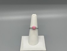 Real Akoya Pearl Ring - Side Stone