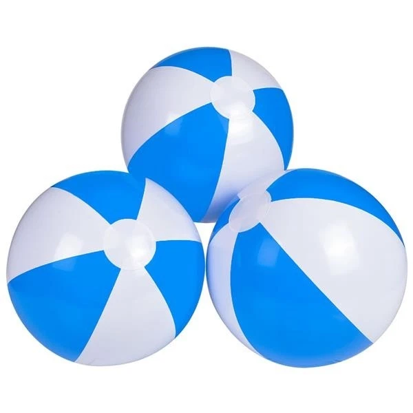 Ballon De Plage Blanc Bleu