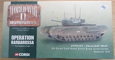 CORGI CC60102 CHURCHILL MK.IV-5TH GUARD TANK ARMY, SOVIET ARMY (LEASE-LEND).