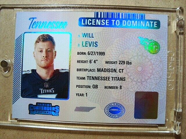 2023 Will Levis Panini Contenders Rookie License To Dominate RC SSP MINT 🔥🔥🔥
